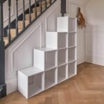 Cara 10 Cube Storage Unit - Chalk White Bookcase - Image 5
