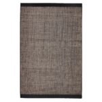 Atcham Black Pebble Wool with Cotton Rug - 160 x 230cm - Image 6
