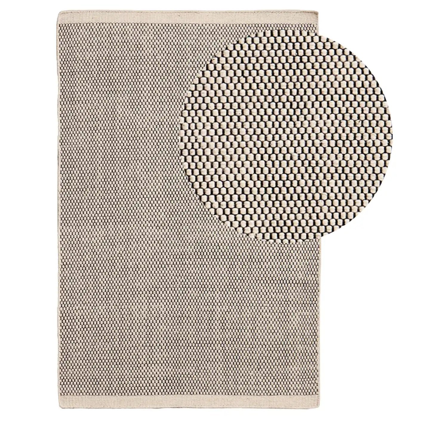 120-170_ATCHAM_RUG_1_copy_4970271a-8615-4a94-888c-d3cdf8536289 Atcham Black/Natural Pebble Wool with Cotton Rug - 120 x 170cm