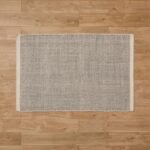 Atcham Black/Natural Pebble Wool with Cotton Rug - 200 x 290cm - Image 3