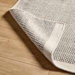 Atcham Black/Natural Pebble Wool with Cotton Rug - 200 x 290cm - Image 4