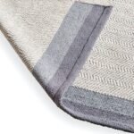 Outlet - Elston Cotton Rug - Mist Grey - 120cm X 170cm - Image 5