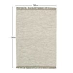Hanbury Wool/Cotton Rug - Clay & Natural - 120 x 170cm - Image 6