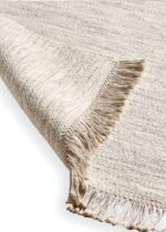 Hanbury Wool/Cotton Rug - Clay & Natural - 120 x 170cm - Image 4