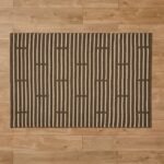 Rushall Wool and Cotton Rug - Gunmetal Grey - 160 x 230cm - Image 3