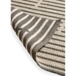 Rushall Wool and Cotton Rug - Gunmetal Grey - 160 x 230cm - Image 5