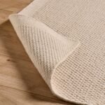 Atcham Clay/Natural Pebble Wool with Cotton Rug - 200 x 290cm - Image 2