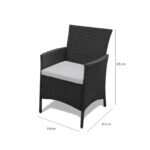 Outlet - 2 x Kemble/Marston Stackable Chair - Black - Image 6