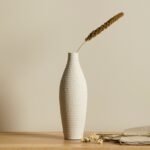 Outlet - Ripley Ceramic Vase - Concrete Effect - 33cm - Image 9