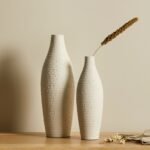 Ripley Ceramic Vase -  Concrete Effect - 33cm