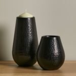 Outlet - Hale 20cm Metal Candle Holder - Black Bronze - Image 6