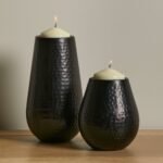 Outlet - Hale 20cm Metal Candle Holder - Black Bronze - Image 9