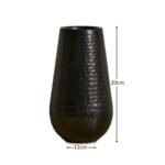 Outlet - Hale 20cm Metal Candle Holder - Black Bronze - Image 12