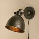 Hale Metal Plug in Wall Light - Black - Image 2