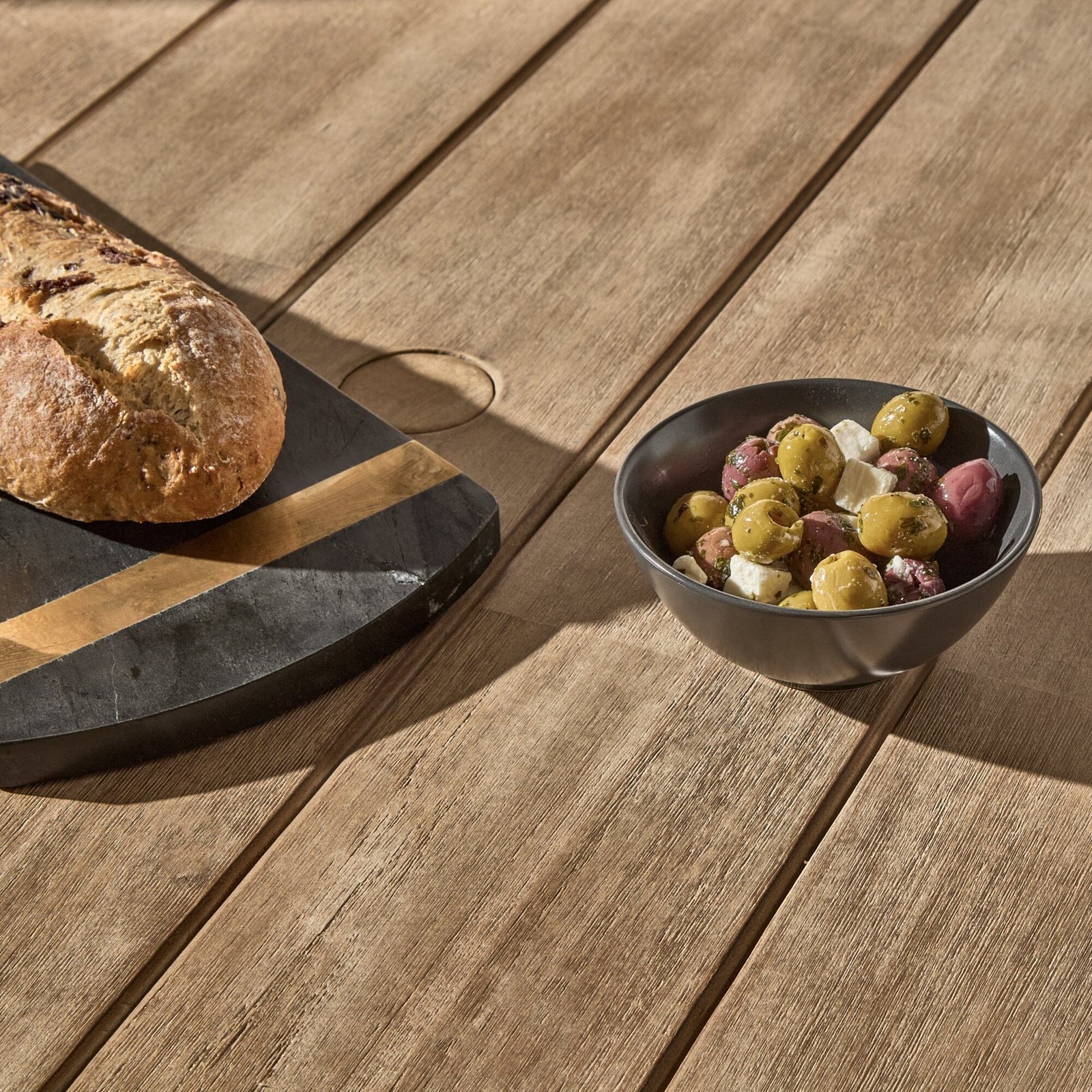 Shiro 6 Seater Wooden Garden Dining Set with 6 Imani Chairs - Whitewash - Image 6