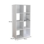 Outlet - 8 Cube Storage Unit in Chalk White - Image 4