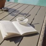 Cube 8 Seater Rattan Outdoor Dining Set -  Natural Brown Weave Polywood Top - Image 2