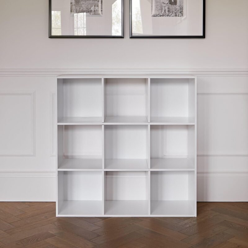 9 cube storage unit white bookcase laura james 1 Home Retail