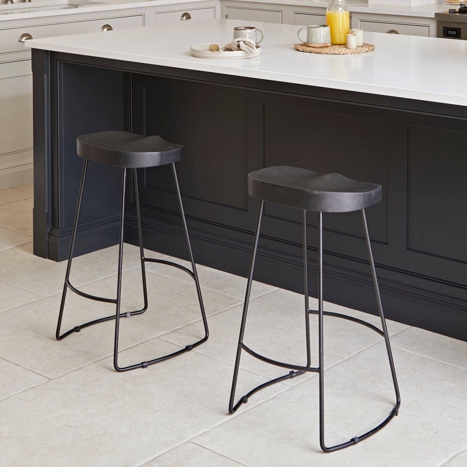 AIDEN_BLACK_BAR_STOOL_071_4c91cd2f-551f-40f1-b0d1-75b62268891c Aiden Black Mango Wood Backless Bar Stools - Set of 2 - Black Iron Legs