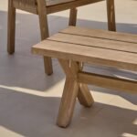 Amelia 6 Seater Wooden Garden Dining Set with 4 Shiro Cushioned Chairs & Charlotte Bench - Image 21