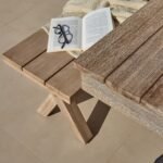 Amelia 6 Seater Wooden Garden Dining Set with 4 Shiro Cushioned Chairs & Charlotte Bench - Image 20