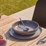 Amelia 6 Seater Wooden Garden Dining Set with Wren Black Chairs - Image 7