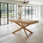 Amelia Whitewash Dining Table Set - 6 Seater - Bella Cloud Grey Dining Chairs - Whitewash Legs - Image 2