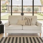 Evedon 50x50cm Cotton Cushion Cover - Black & Natural - Image 4