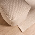 Atcham Clay/Natural Pebble Wool with Cotton Rug - 160 x 230cm - Image 4
