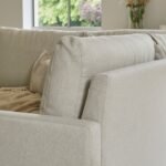 Ava Large Chaise Corner Sofa - Right Hand - Sand with Pale Oak Legs - Image 2