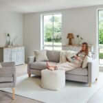 Outlet - Ripley Ceramic Vase - Concrete Effect - 33cm - Image 3