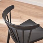 Agatha Black Dining Chairs - Set of 2 - Image 3