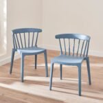 Outlet - Agatha Blue Dining Chairs - Set of 2