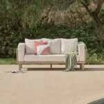 Akira 5 Seater Wooden Garden Set with Coffee Table - Image 2