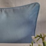 Alford 35x55cm Velvet Piped Edge Scatter Cushion Cover - Cornflower Blue - Image 3