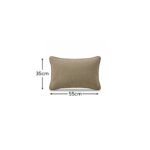 Alford 35x55cm Velvet Piped Edge Scatter Cushion Cover - Driftwood - Image 7