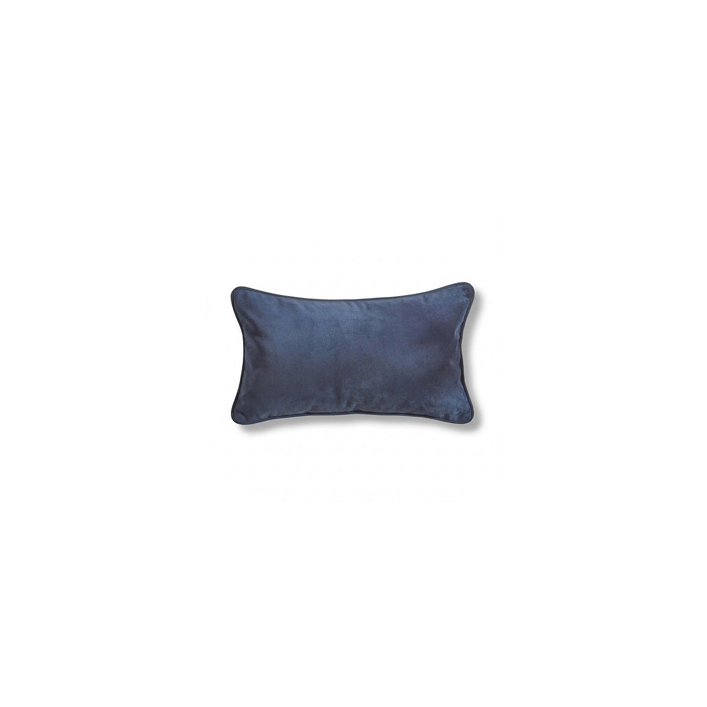Alford 35x55cm Velvet Piped Edge Scatter Cushion Cover - Ink Blue - Image 6