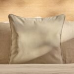 Alford 45x45cm Velvet Piped Edge Scatter Cushion Cover - Clay