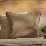 Alford 45x45cm Velvet Piped Edge Scatter Cushion Cover - Driftwood