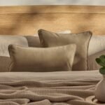 Alford 45x45cm Velvet Piped Edge Scatter Cushion Cover - Driftwood - Image 2