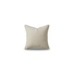 Alford 45x45cm Piped Edge Scatter Cushion Cover - Ivory - Image 6