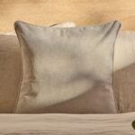 Alford 45x45cm Piped Edge Scatter Cushion Cover - Soft Beige