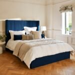 Elcombe Bronze Lamp with Coningsby White Shade - 35cm - Image 2