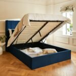 Alice King Ottoman Bed - Ink - Image 2