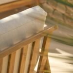 Alora Wooden Garden Conversation Set - White Acacia - Image 4