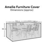 Rectangular Rain Cover 250x160x90cm - Amelia 6 Seater with Wren or Ryder Chairs - Aspen 4-6 Seater - Oakley 4-6 Seater - Image 5