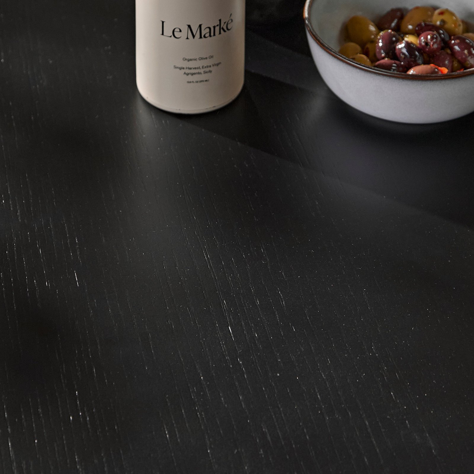 Amelia Black Oak Oval Extendable Dining Table - Image 10
