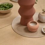 Amelia Extendable Whitewash Oval Dining Table Set  - 6 Seater - Tilly Natural String Dining Chairs - Whitewash Oak Legs - Image 8