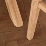 Amelia Extendable Whitewash Oval Dining Table Set  - 6 Seater - Tilly Natural String Dining Chairs - Whitewash Oak Legs - Image 16