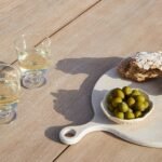 Charlotte 6 Seater Wooden Garden Dining Set with Shiro Cushioned Benches - Image 9